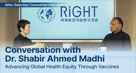 Advancing Global Health Equity Through Vaccines : Conversation with Dr. Shabir Ahmed Madhi