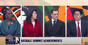 아리랑TV 방송 ‘Korea-Africa Summit Special LIVE Talk with The Globalists’